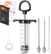 Meat Injector, Anti-Break 1-oz Turkey Injector Syringe for Meats