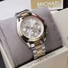 Michael Kors MK5627 Bradshaw Chronograph Silver Gold-tone Bracelet Women's Watch