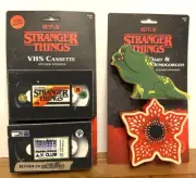 STRANGER THINGS Kitchen Sponges Bundle: VHS Cassette and Dart & Demogorgon NEW