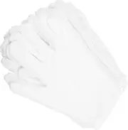 OFFIGAM 12 Pack White Cotton Gloves Gardening Bbq Gloves Touchscreen Hand Covers