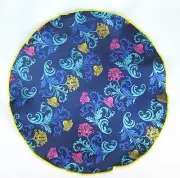 Lord R Colton Masterworks Pocket Round Positano DeepSea Blue Silk $75 Retail New