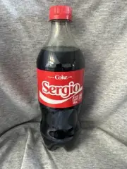 Share a Coke with Sergio 2025 Personalized Gift Coca~Cola Bottle 20oz