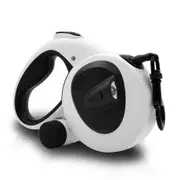 5m Retractable Led Flashlight Reflective no Tangle Dog Leash with Poop Bag Dispenser
