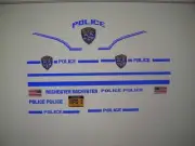 Rochester New York Police Motorcycle Decals 1:43