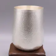 Fine Silver 999 Tea Cup Coffee Cup Water Cup Hammered Pattern Kung Fu Tea Sets