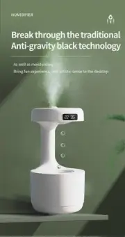 Creative Water Droplet 800ml Air Humidifier Anti-gravity Diffuser Cool Mist