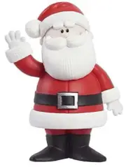 Rudolph the Red-Nosed Reindeer 6” Santa Claus Plastic Figurine