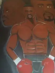 Mike Tyson Acrylic Painting