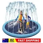 200CM Outdoor Kids Splash Sprinkler Water Play Pad Mat Inflatable Spray Pool Toy