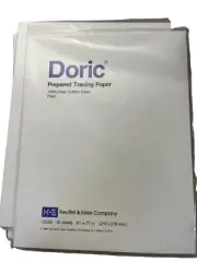 200 pg Vtg New Doric K+E Keuffel & Esser 125555 8.5x11 Prepared Tracing Paper