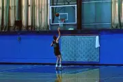 Larry Bird Boston Celtics shoots during a Boston Celtics open prac- Old Photo 2