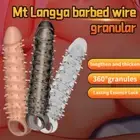 NEW Men Penis Sleeve Ring Enlarger Extension Bigger Girth Enhancer Condom
