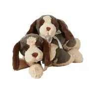 2pc Jiggle & Giggle The Dog Family Kids/Children 30cm/35cm Soft Plush Toy 0+