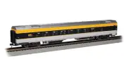 Bachmann Siemens Venture Coach VIA #2800 (Gray/Black/Yellow) - HO Scale