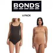 Bonds Womens Bases Maternity Scoop Singlet Soft and Comfy Support 6 Pack YWU9