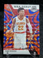 Cam Reddish 2019-20 Panini Mosaic Red & Blue Refractor NBA Debut Hawks New SP RC