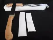 Rogers Colonial Sabers 2 pc High Carbon Steel Carving Knife & Fork Set