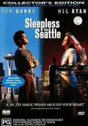 Sleepless In Seattle (1993) DVD-Tom Hanks-Meg Ryan-Bill Pullman-Rob Reiner