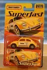 2006 Matchbox Superfast Volkswagen Beetle Taxi #73 in yellow