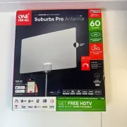 One For All 14542 Amplified HDTV Indoor Antenna 60 Mile 360° Multi-Directional