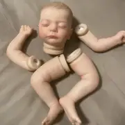 18" Sleeping Reborn Baby Doll Kit Already Painted Kit Unassembled Dolls Handmade