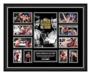 Manny Pacquiao vs Jeff The Hornet Horn signed Limited Edition Framed Memorabilia