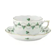 Herend Parsley Green PE 00724-0-00/724 Tea Cup & Saucer 200 ml