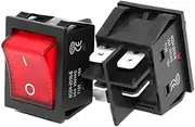 KLVN On Off on on 30A/250V 16A/250V Heavy Duty 4 pin t85 Rocker Switch with Light 12V 24V 110V 220V 380V(Yellow,12V)