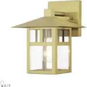 Livex Lighting 21322-32 Crestlake Outdoor Wall Light Satin Gold