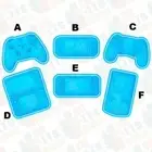 Gaming controller xbox Playstation ps5 switch Cookie Cutter & Embosser Fondant