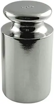 Calibration Weight for Digital Scale, Carbon Steel, Chrome, 1000G (1KG WGT)