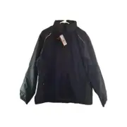 CORE 365 Men's 100% Techno Reflective Water Resistant Lined Jacket Size XL Navy