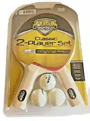 Ping Pong Set Stiga Master Series Classic 2 Player For Family Play NIP Game