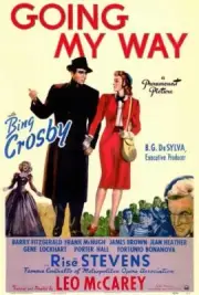 GOING MY WAY Movie POSTER 27 x 40 Bing Crosby Barry Fitzgerald Rise Stevens, A