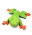 Plush Stuffed Animal Fabric Animal Frog Bilious Green Lurch 18 CM