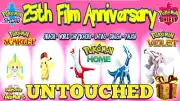 ✨25 FILM ANNIVERSARY EVENT JIRACHI LATIAS PIKACHU DIALGA PALKIA✨UNTOUCHED✅