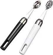Ciieeo 2Pcs Fruit Ball Spoon Fruit Digging Scoops for Easy Serving Kitchen Gadgets for Home Use and Design and Comfortable Grip