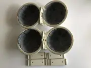 Lot of 4 pcs.CANARY NEST4'' WIDE DIA.PLASTIC HOOKSCOMES WITH ADAPT AND FELT PADS