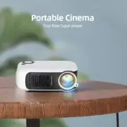 Mini 3D LED Projector Portable Smart TV BOX 1080P 4K via HD Port A2000