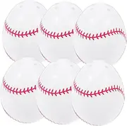 GARVALON 12pcs Baseball Themed Openable Fillable Plastic Eggs for Easter Classroom Supplies and Events Decorative
