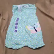 Carter’s Butterfly Bubble Romper 24 Months New