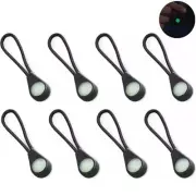 Zipper Repairer Kit 8 Pcs Glow-in-The-Dark Zipper Pulls Zipper Universal Inst...