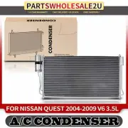 New AC Condenser Air Conditioning w/ Receiver Drier for Nissan Quest 04-09 3.5L (for: Nissan)