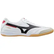 Mizuno - Mens Morelia Indoor Boots Indoor Soccer Futsal Boots (White/Black/Chinese Red)