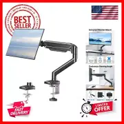 Single Monitor Mount Arm Fits Monitor up to 32 Inch, Monitor Desk Mount Holds...
