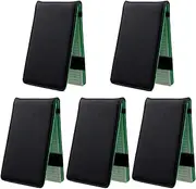 Gatuida 2 Pack Leather Cover Score Book Leather scorecard Book Score Cards Holder Score Cards Book