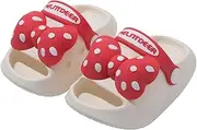[Acdoslow] Toddler Little Kids Clogs Girls Garden Shoes Bow Sandals Slip-On Water Shoes Beach Pool Shower Slippers Children Slides