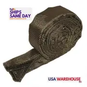 Heatshield 280010, One Silver Basalt Fiber Lava Tube Shield 1-1/2 I N Id X 3 Ft