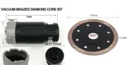 1-3/8" Diamond Core Drill Bit Cutter stone Porcelain Marble Super Thin Saw Blade
