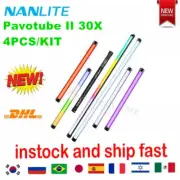 4x Nanlite PavoTube II 30X 114cm RGBWW LED Video Light Photography 2700K-12000K